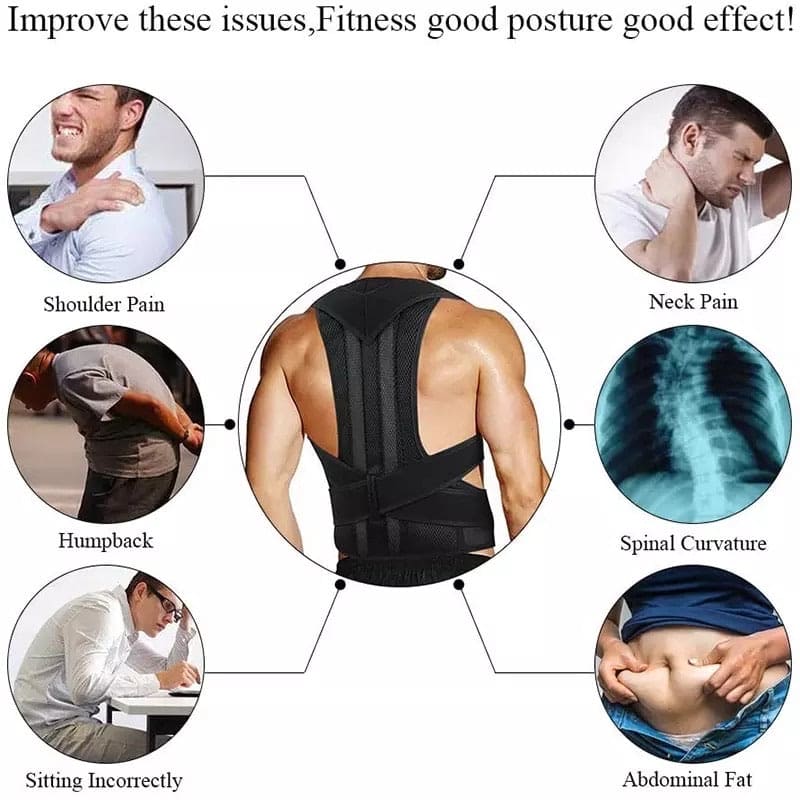 Posture corrector belt for men and women - back in shape