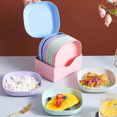 10 pcs plates multi function spit bone dish