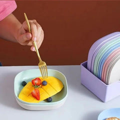 10 pcs plates multi function spit bone dish