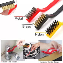 Wire brush for cleaning (brass,nylon,metal)